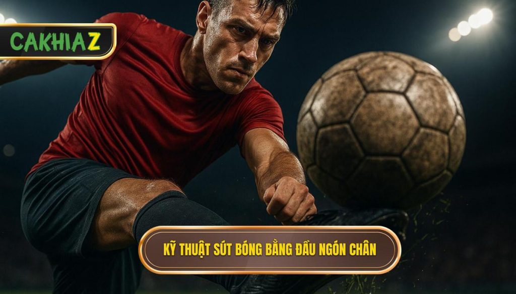 Kỹ Thuật Sút Bóng Bằng đầu Ngón Chân