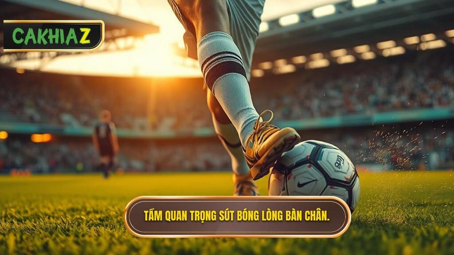 Tại sao kỹ thuật sút bóng bằng lòng bàn chân phải lại quan trọng?