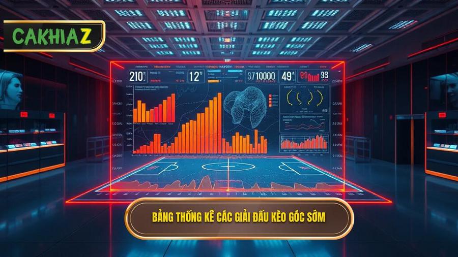 Bảng thống kê đặc điểm các giải đấu phổ biến với kèo góc sớm