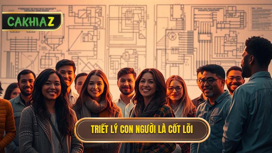 Triết lý cốt lõi: Con người trên hết, sơ đồ theo sau