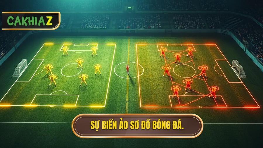 Sự biến ảo của sơ đồ đội hình qua các thời kỳ